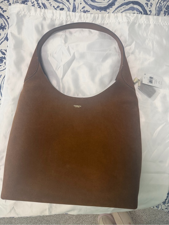 Coach Handbags - Coach Brown Leather Shoulder Hobo Bag